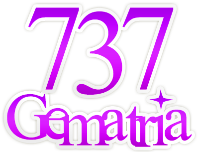 logo that says 737 Gematria